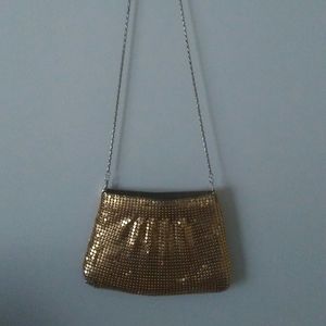 Vintage gold sqare sequence clutch purse